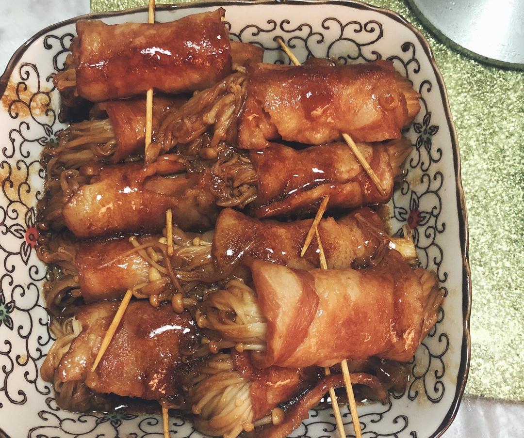 金针菇培根卷