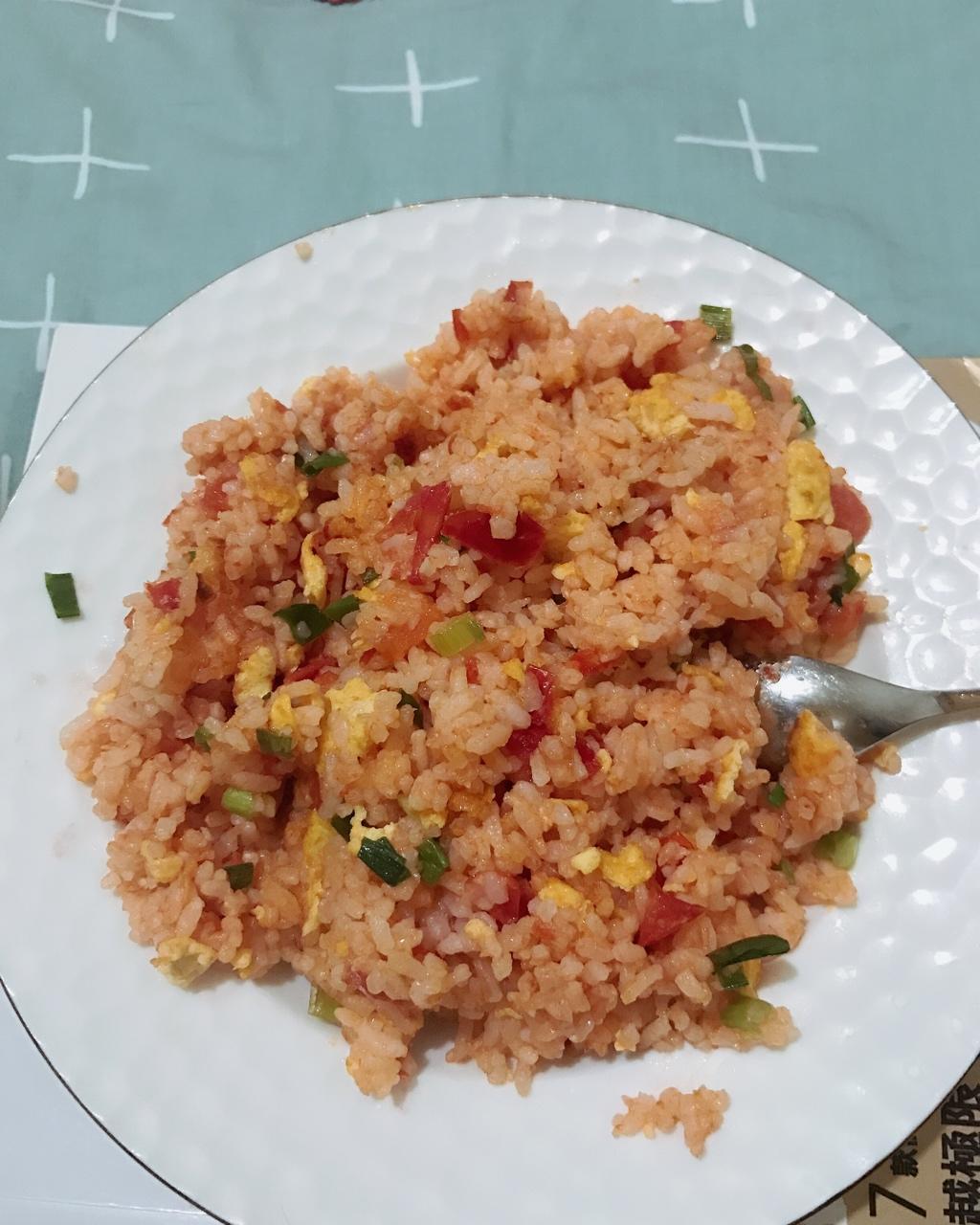 番茄鸡蛋炒饭