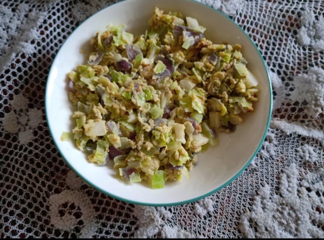 早晚◆鸡蛋包菜饼