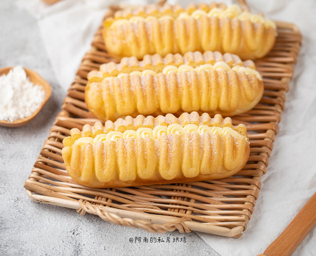 经典永不过时!奶油毛毛虫面包!的做法