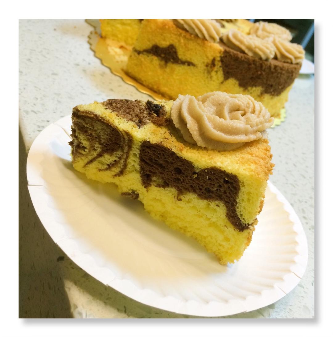 可可双色戚风（奶牛戚风）～17厘米加高戚风模或者18厘米戚风模