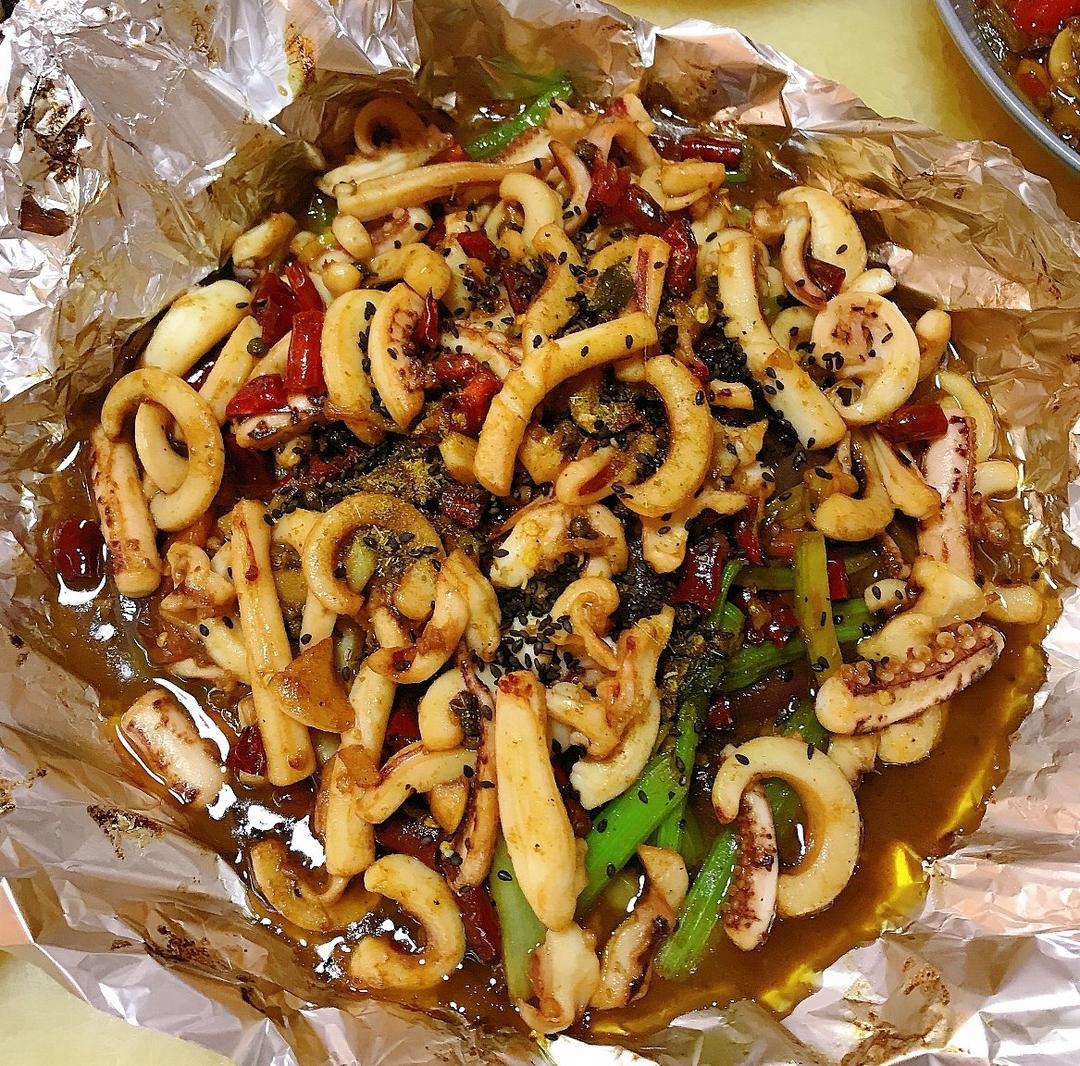 干锅酱香鱿鱼