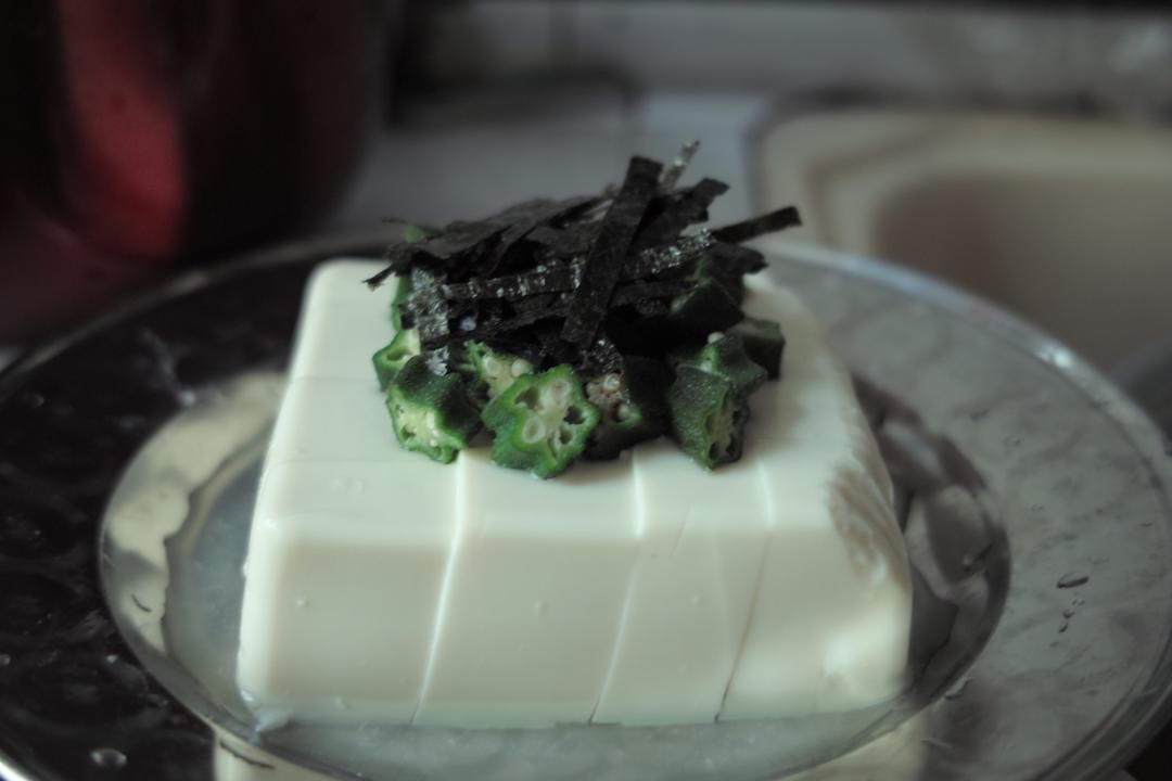 秋葵嫩豆腐&秋葵存储小方法