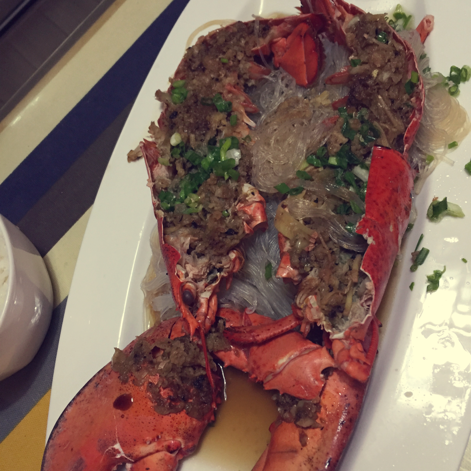 蒜蓉龙虾蒸粉丝