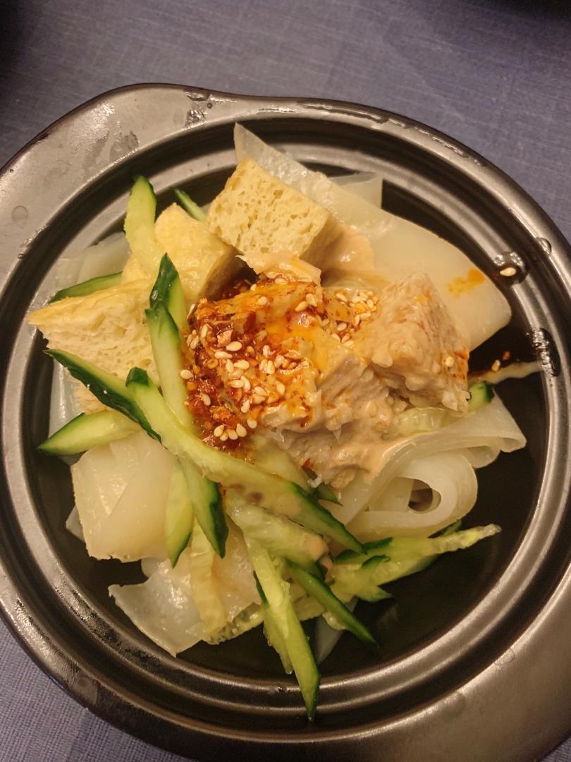 凉皮-家庭自制（告诉你自己做更劲道的秘诀）