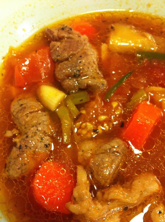 羊排胡萝卜西红柿浓汤的做法