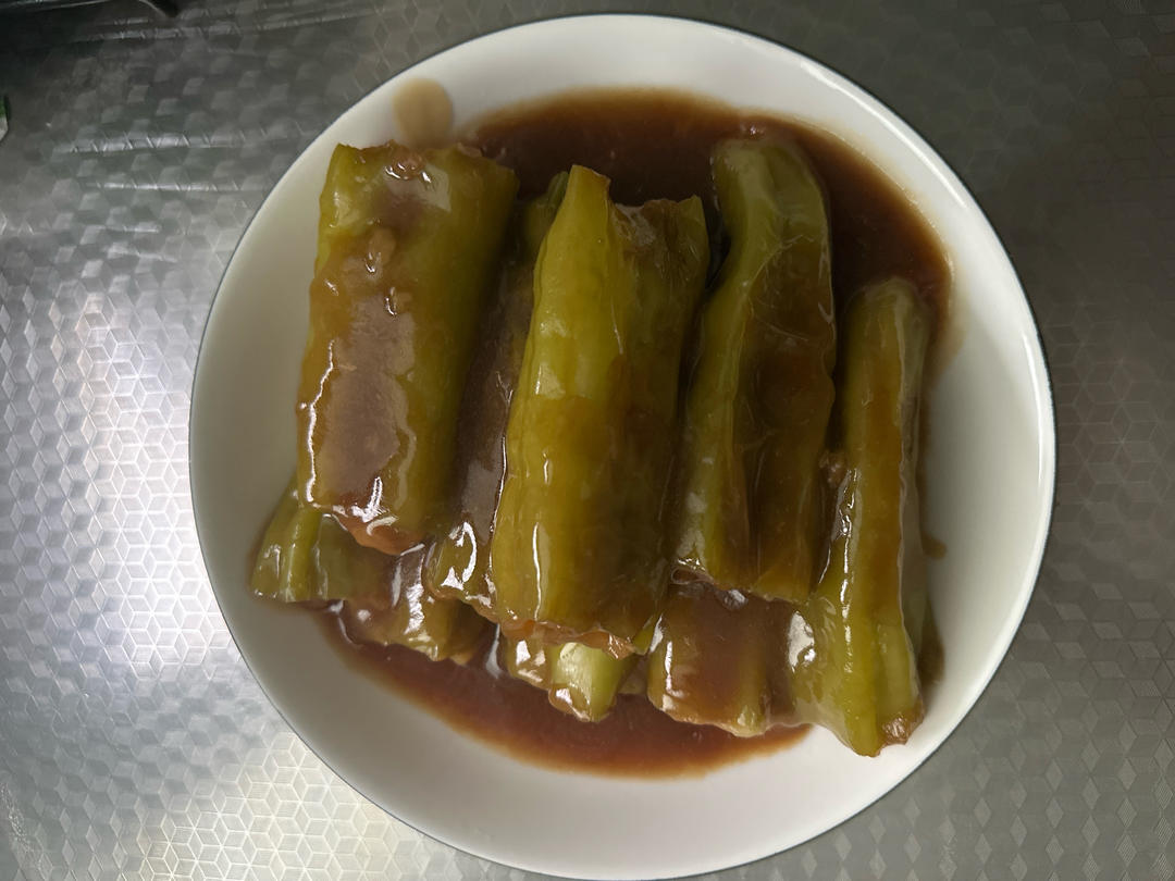 销魂青椒酿肉【超级下饭】