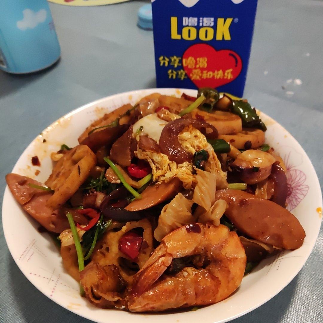 不用油炸的麻辣干锅，好吃到爆炸