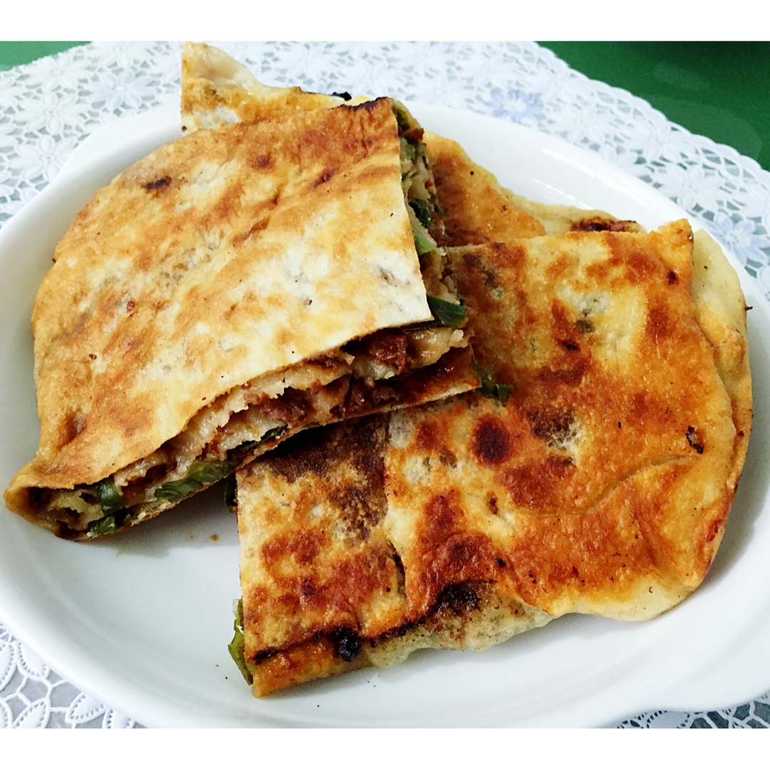 千层牛肉饼