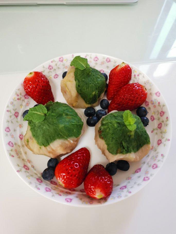 【抹茶番薯茶巾绞】微波炉做日式茶点