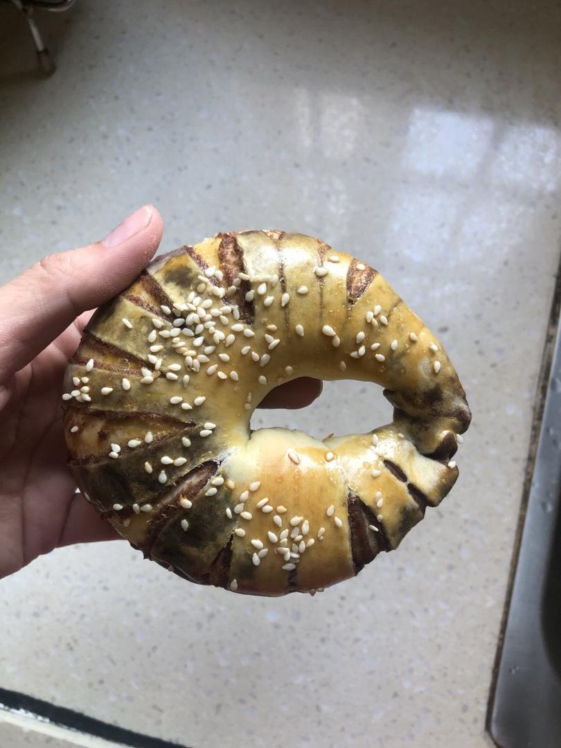紫薯面包圈