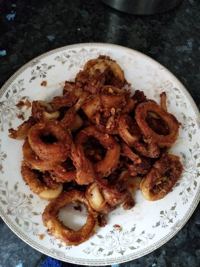 孜然鱿鱼圈