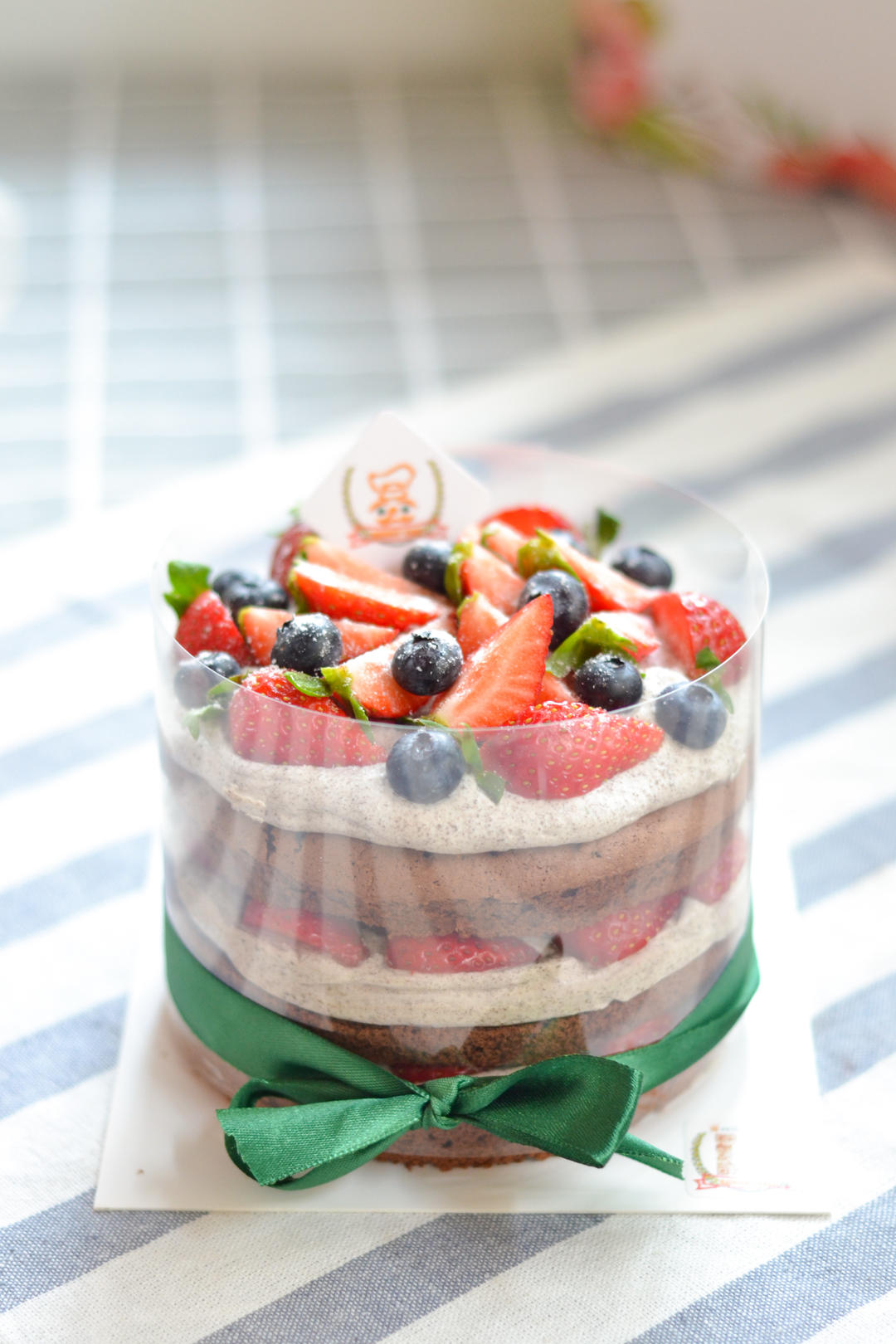 sky_3kfj做的【零失败】不会裱花没关系的水果裸蛋糕 芒果裸蛋糕 完美