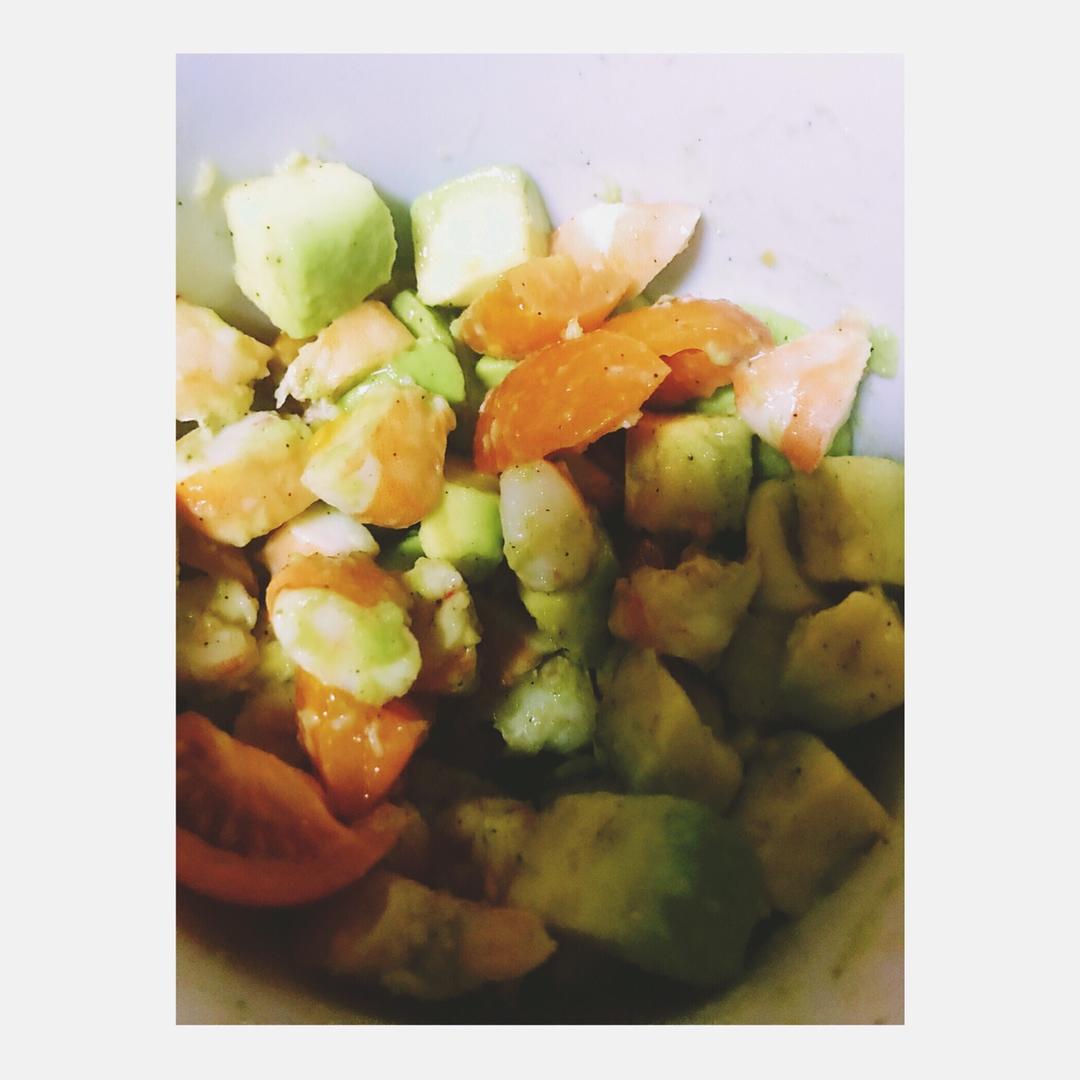 牛油果大虾沙拉