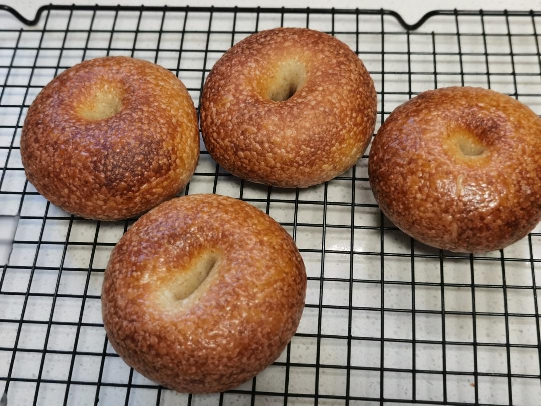 天然酵种全麦贝果