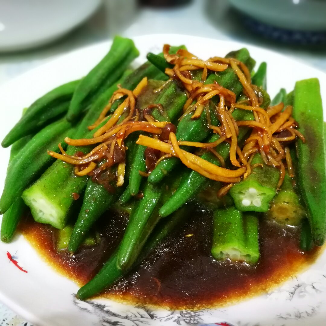 【白灼秋葵】清爽简单