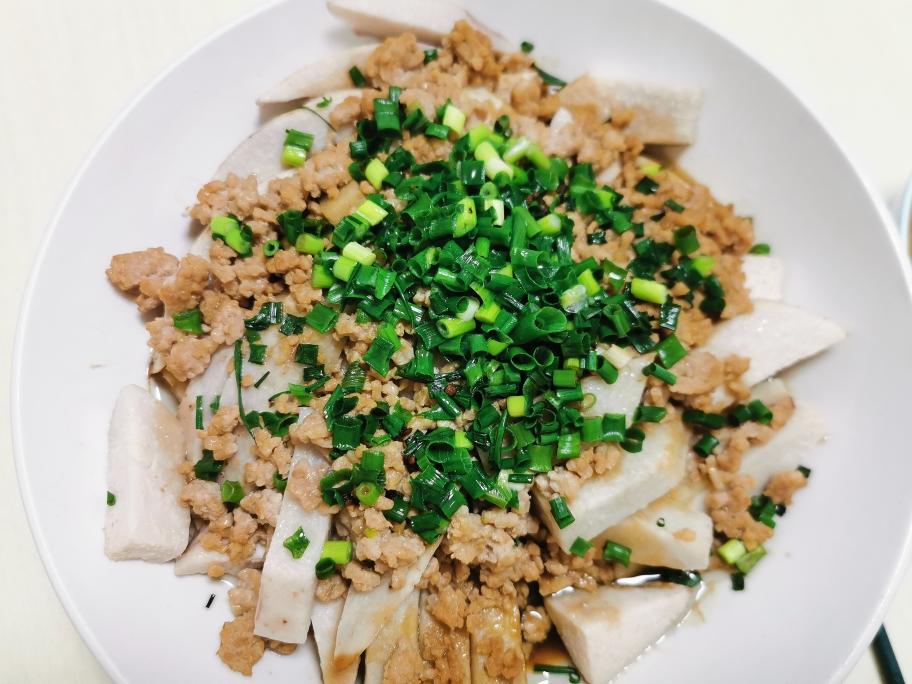 肉末蒸荔浦芋头