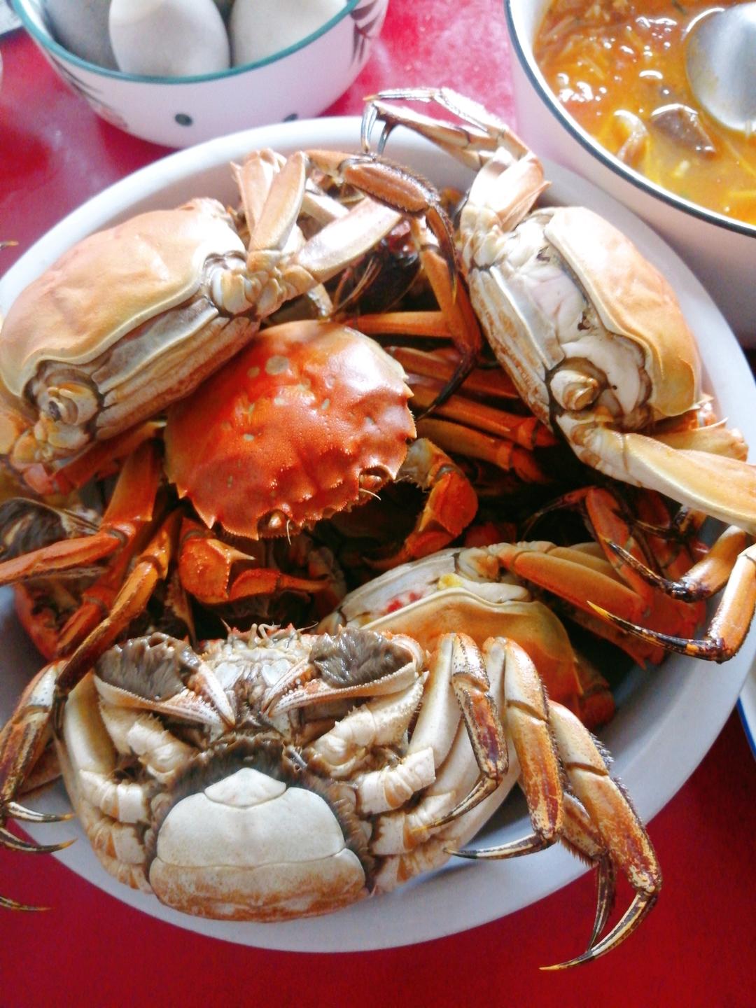 清蒸大闸蟹