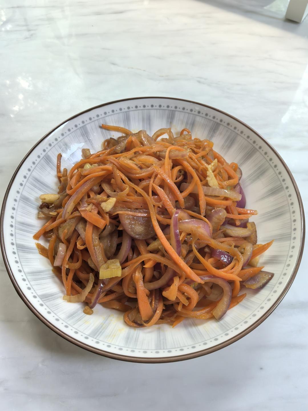 🥕素炒胡萝卜丝🥕