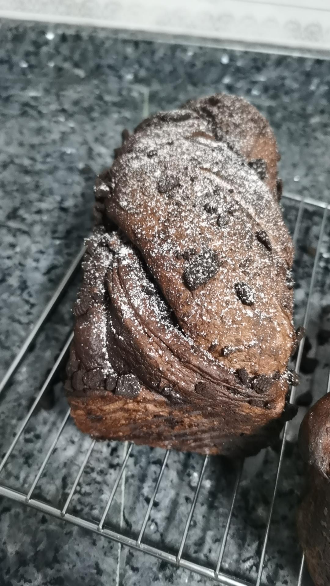 雪山巧克力吐司（巧克力奥利奥吐司面包）