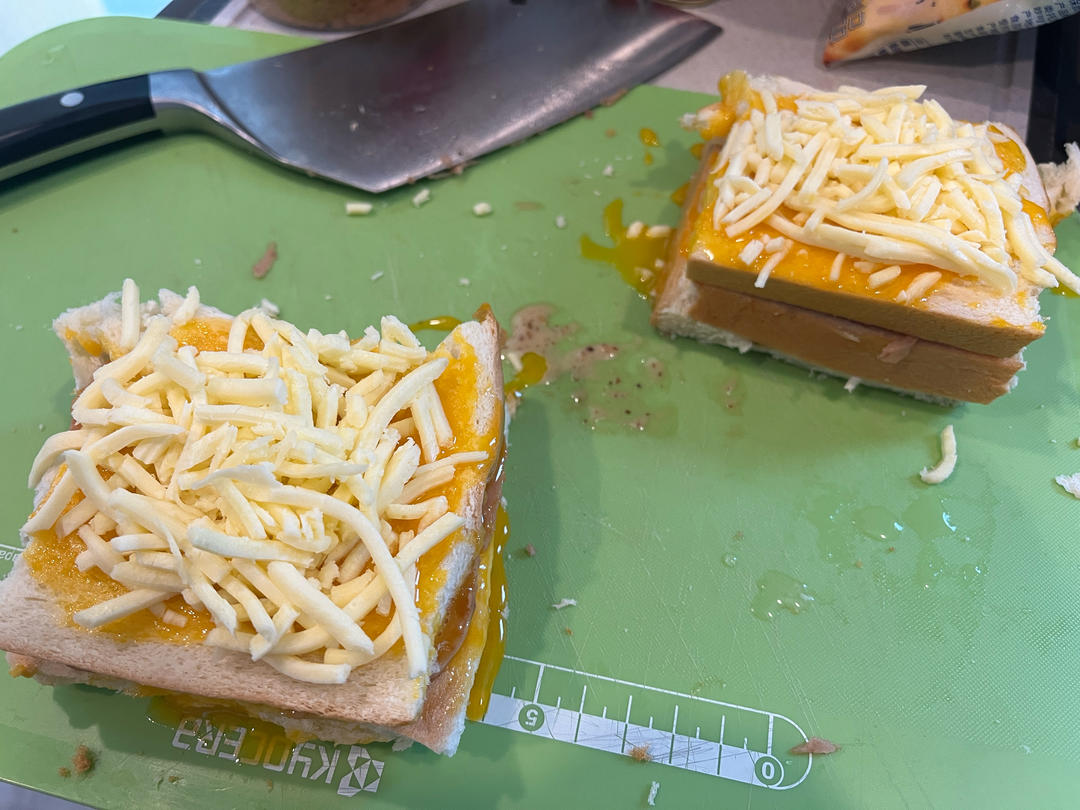 超级好吃的黄金三明治🥪