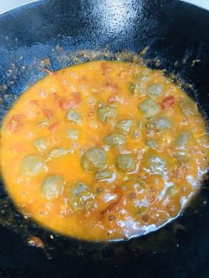 番茄🍅芝士焖牛肉丸的做法 步骤1