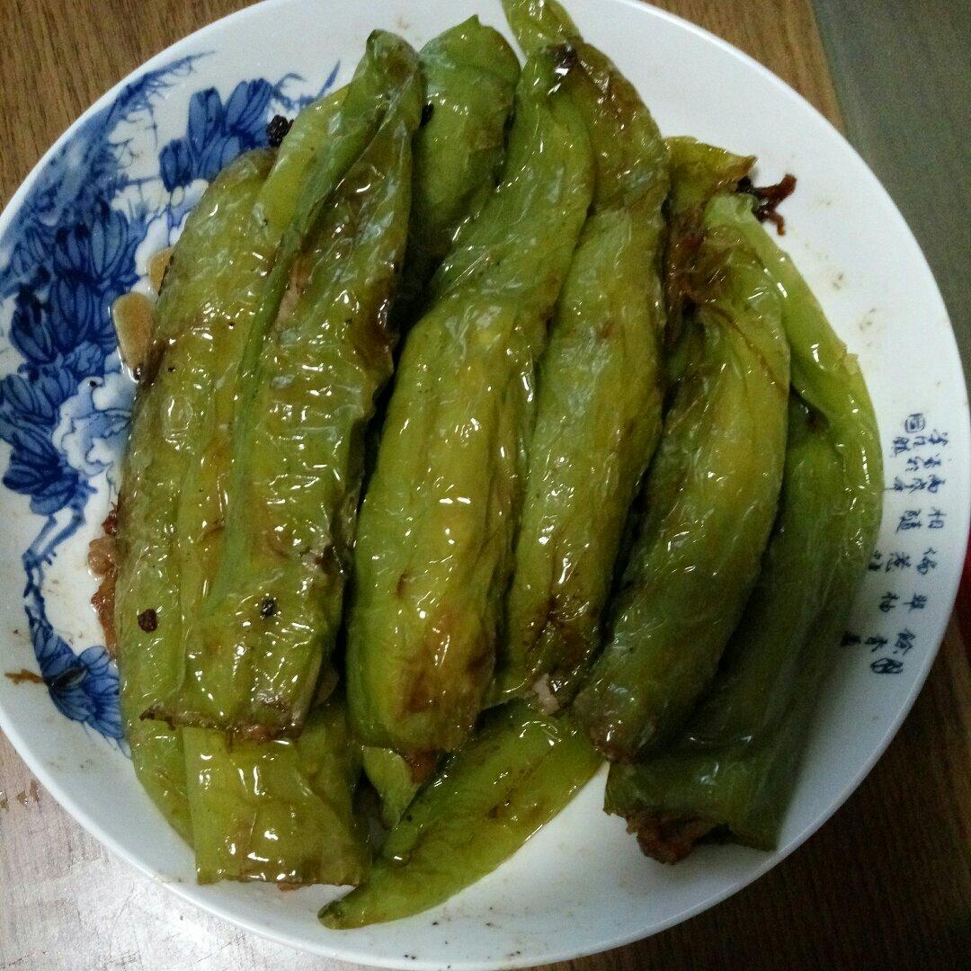 肉酿虎皮青椒