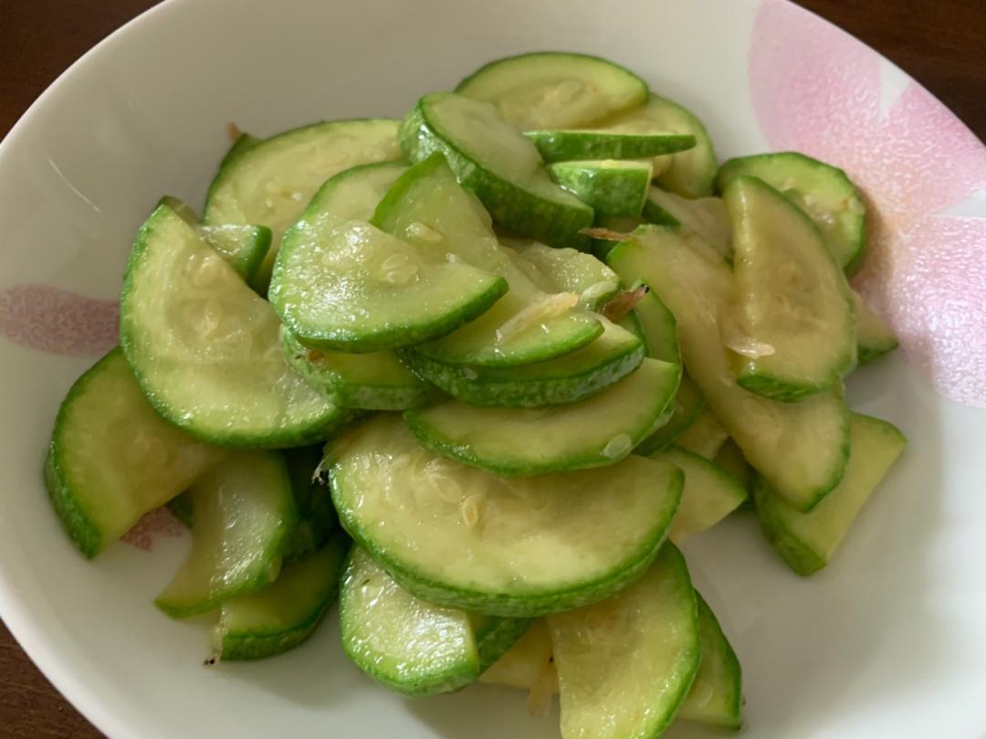虾皮清炒西葫芦