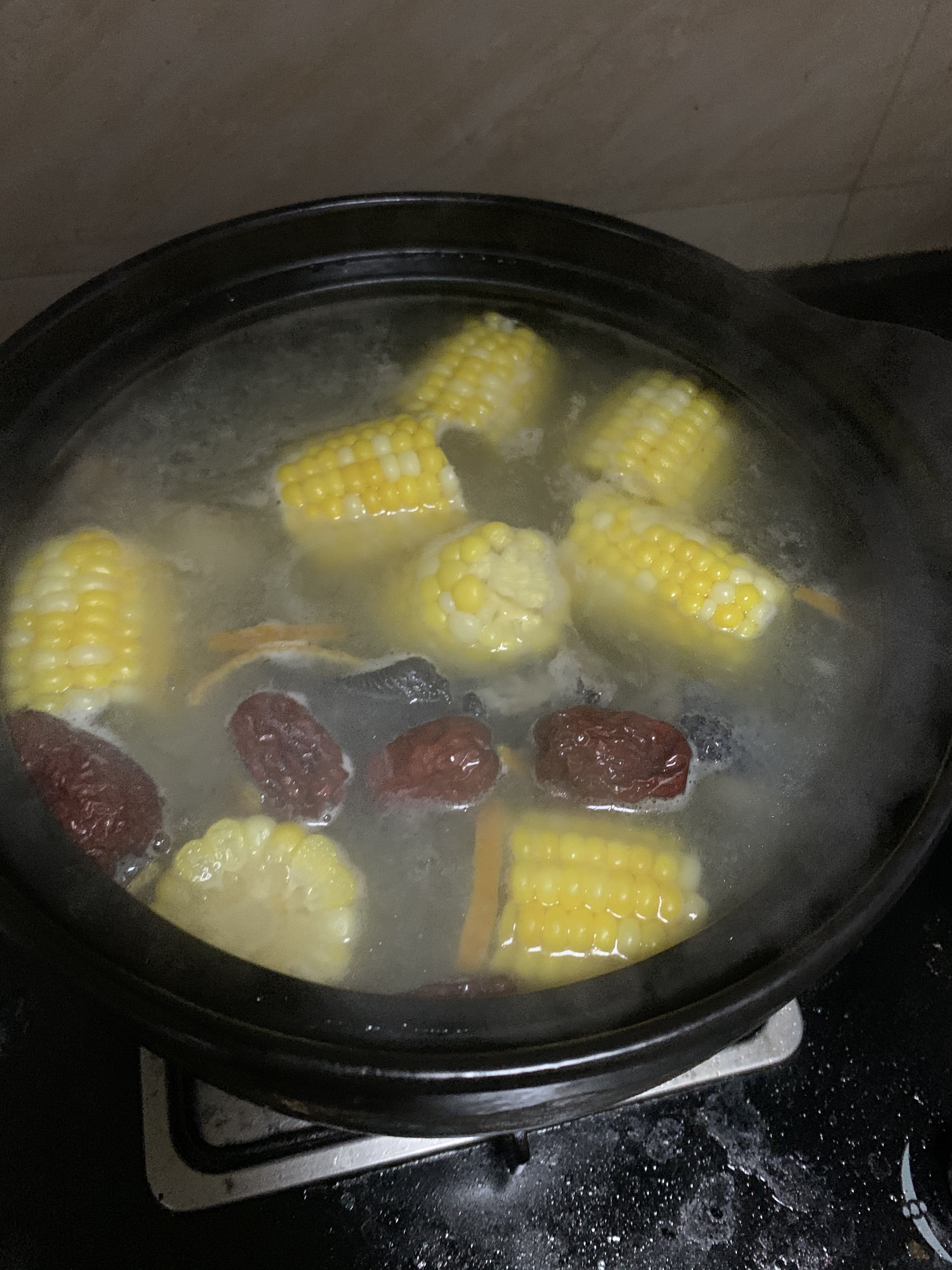 乌鸡椰子玉米汤的做法 步骤4