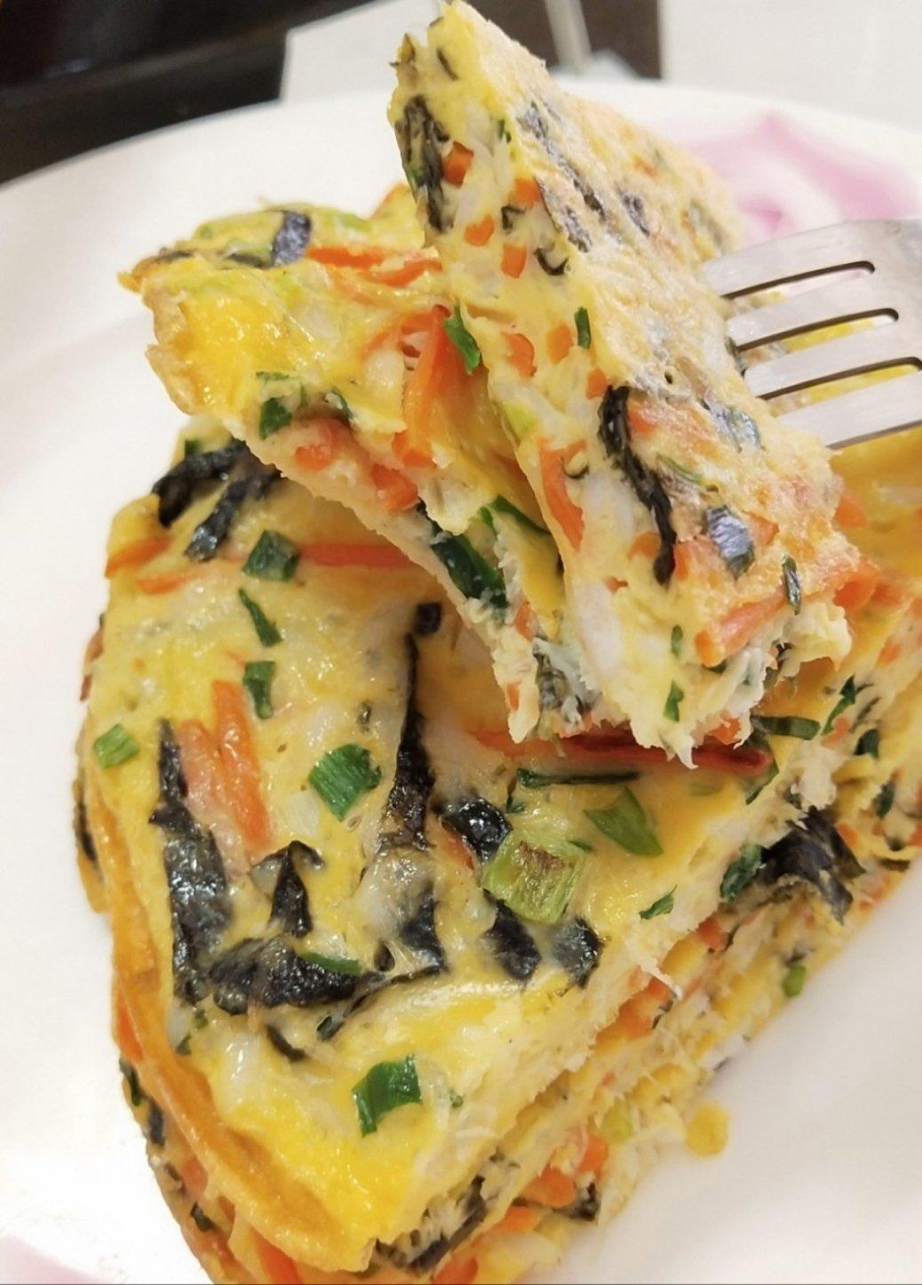 银鱼蛋饼