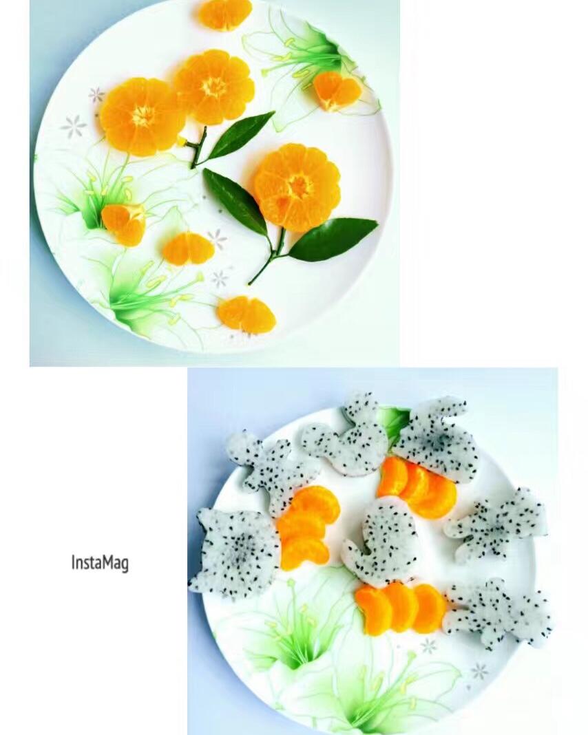 橘子摆盘