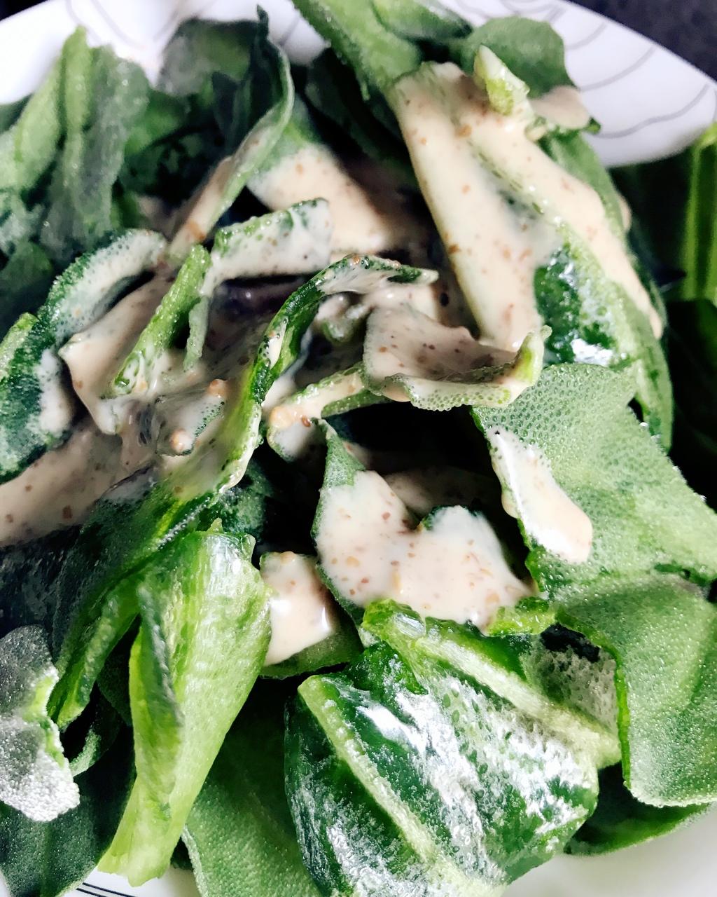 沙拉汁拌冰草