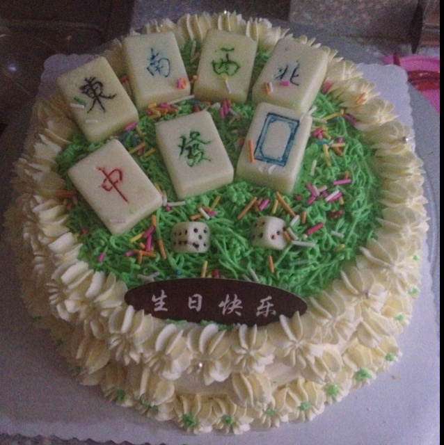 奶油水果装饰蛋糕