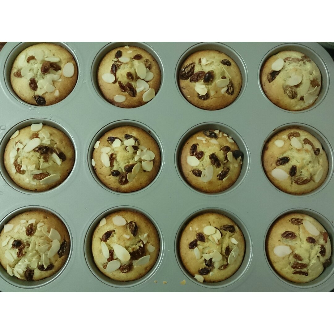 葡萄干（蔓越莓干）香蕉马芬