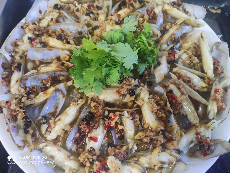 蒜蓉粉丝蒸圣子的做法