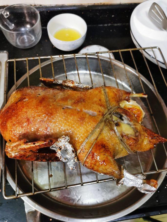 烤箱脆皮北京烤鸭(不需要吹气