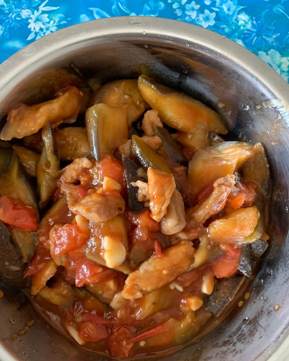 堂妈小厨——番茄烧茄子🍆