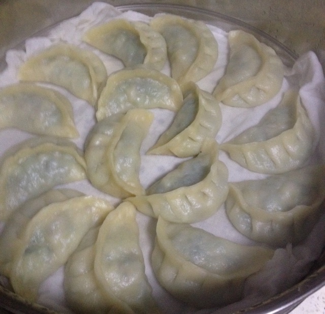 青菜香菇鲜虾饺