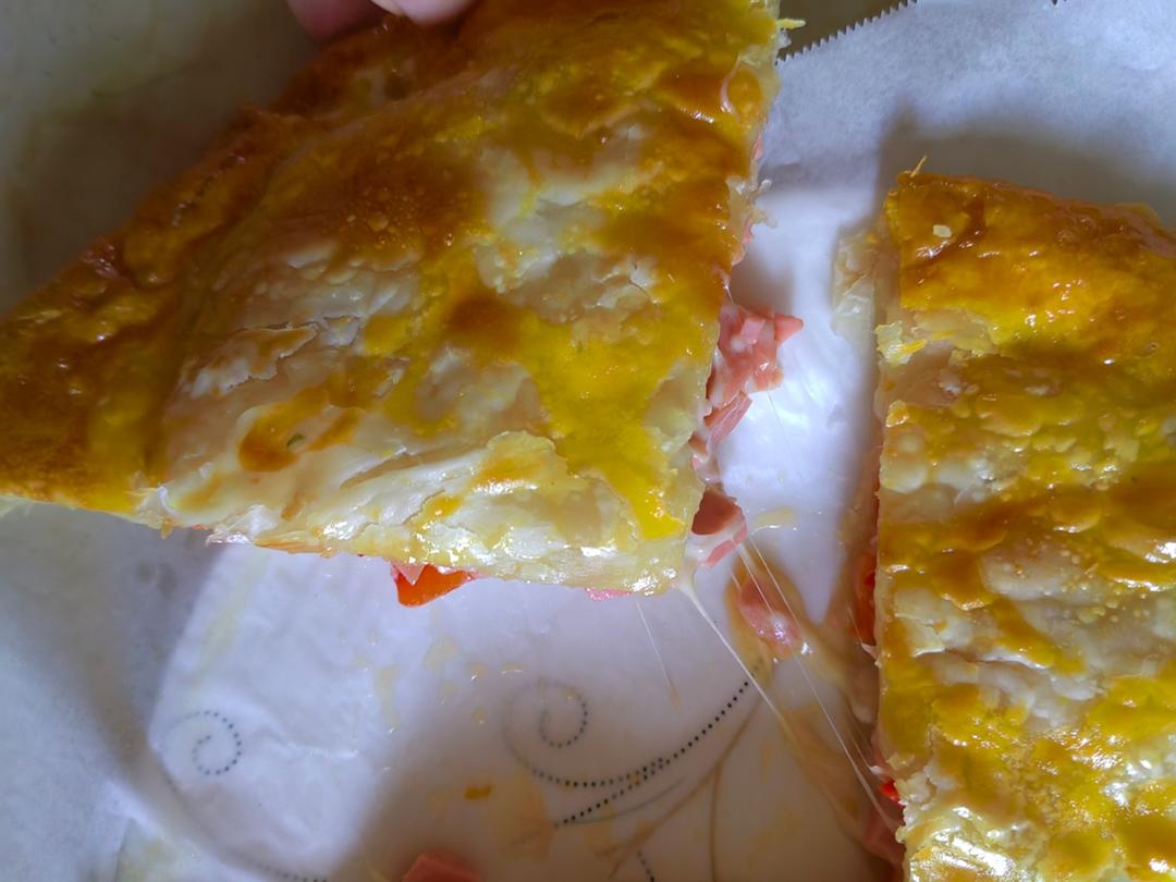 早餐烤箱，超快创意拉丝手抓饼