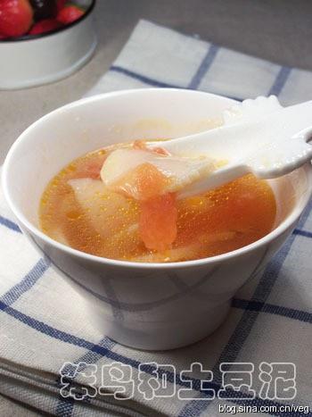 番茄白灵菇汤的做法