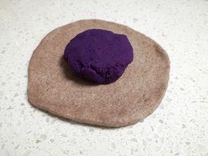 全麦紫薯面包低糖少油的做法 步骤7