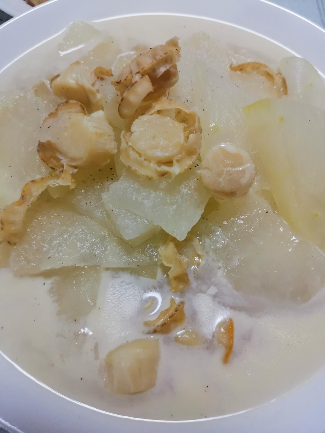 肉末扇贝焖冬瓜