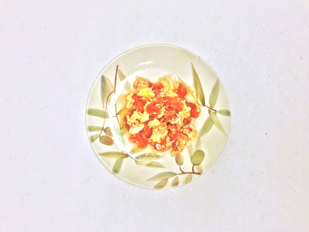 微波炉番茄炒蛋的做法