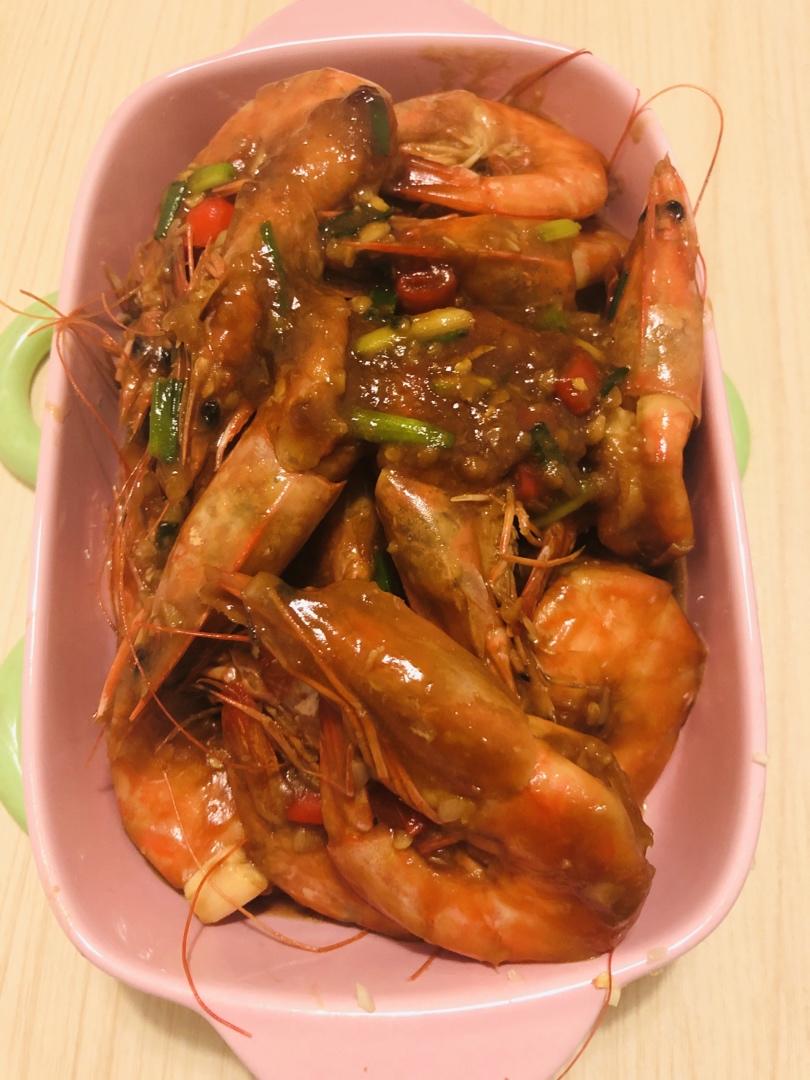 十分钟做好吃的红烧大虾