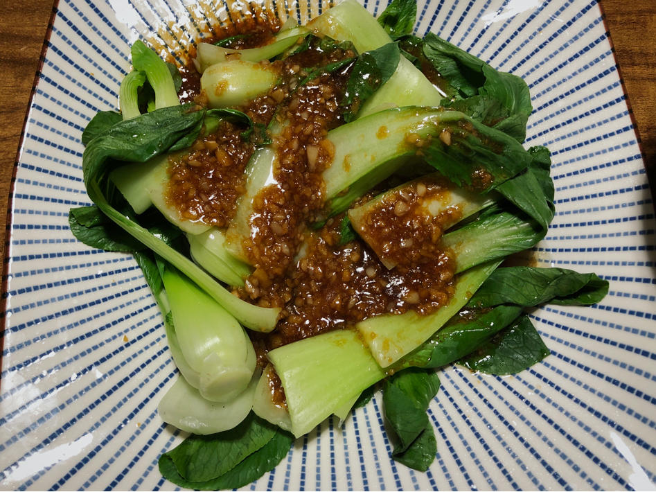 蒜蓉上海青花