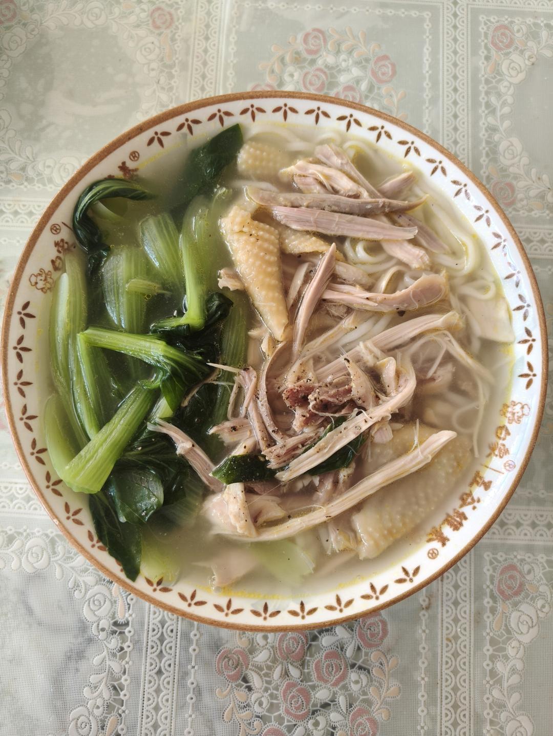 超美味快手鸡丝汤面