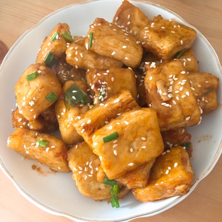 糖醋脆皮豆腐