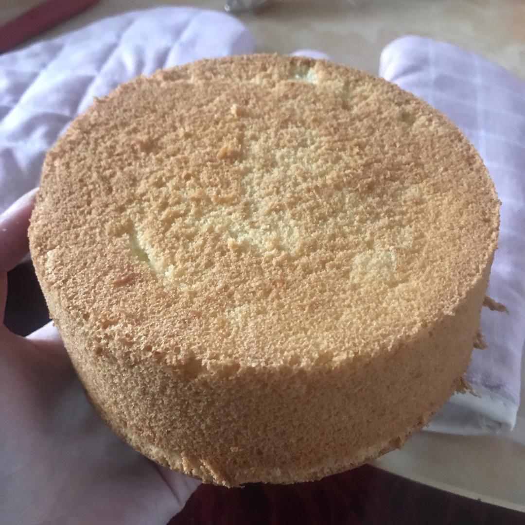 六寸戚风蛋糕