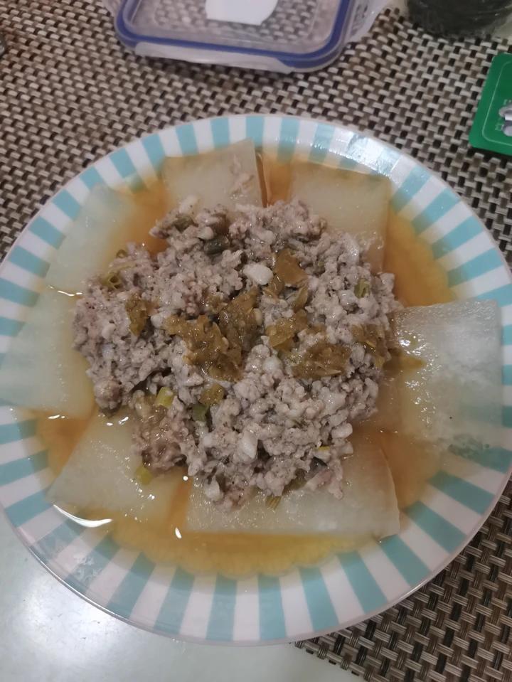 🔥肉沫蒸冬瓜，鲜嫩好吃，营养又简单❗️