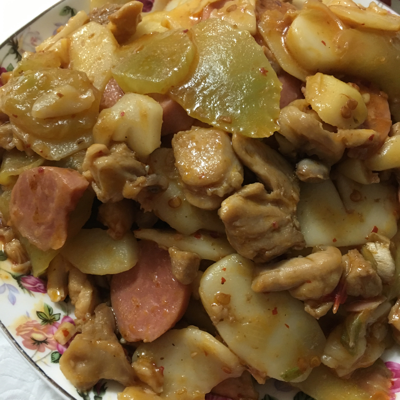 干锅土豆鸡肉